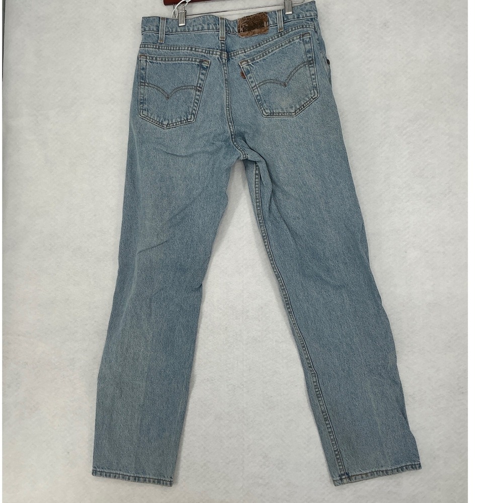 Levi Strauss Signature 545 Jeans Mens 31x30 Light Blue Loose Fit Denim - Picture 7 of 10